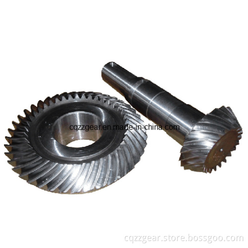 Spiral Bevel Gear and Gear Shaft for Mechacinal Machinery